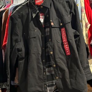 Men’s Coleman flannel jacket size 2xl Coleman Men's Black Shirt 28 acros 32 down